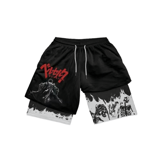 Berserk Skeletons Performance Shorts