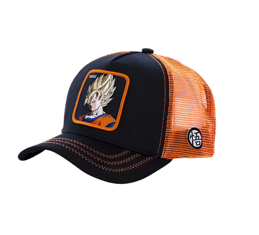 Gorra de Goku de forma amarilla