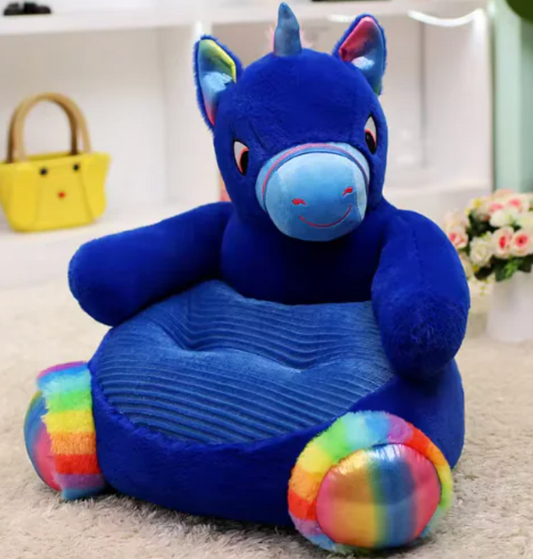 Sofá de peluche de unicornio de anime de 45 a 55 cm