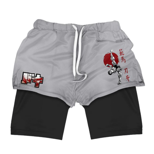 Baki Performance Shorts - Gray